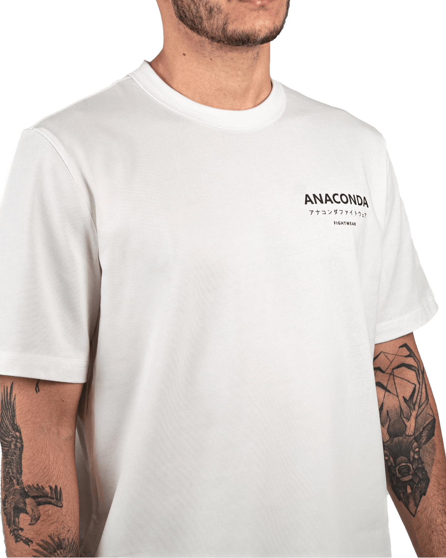 White Anaconda Oversized T-Shirt