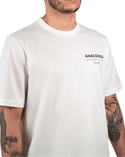 White Anaconda Oversized T-Shirt
